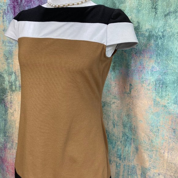 📌Nine West Bold Color Stripe Mini Dress - Picture 3 of 11